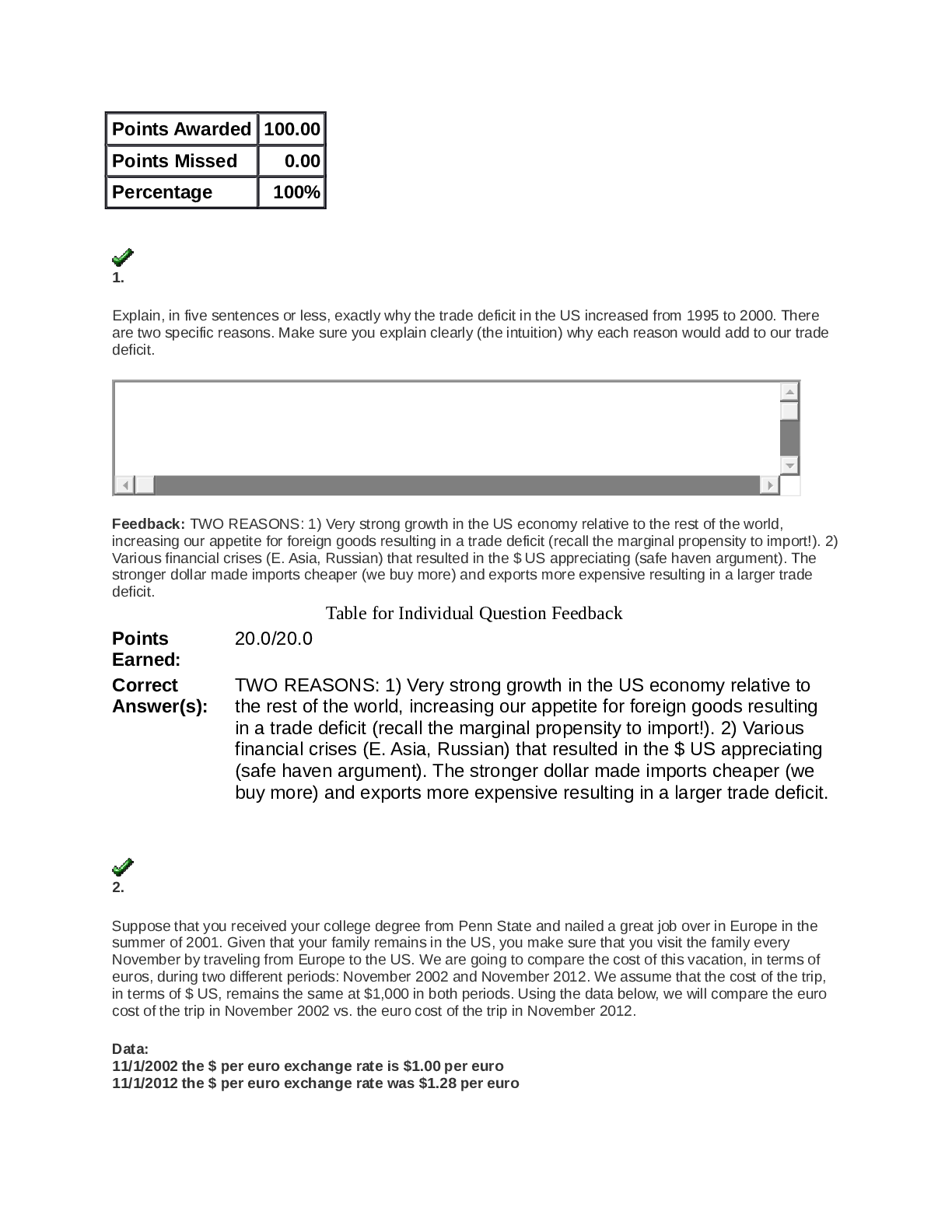Preview of ECON 104 Homework 7 Answer (Penn State University)
